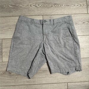 Marc Anthony Light Gray Men's Flat Fromt Shorts